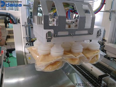大和エンジニアリングのパラレルロボット式ラップラウンドケーサーRV-S5-RB