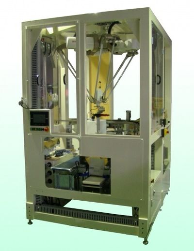 山陽自働機のパラレルロボットケーサー