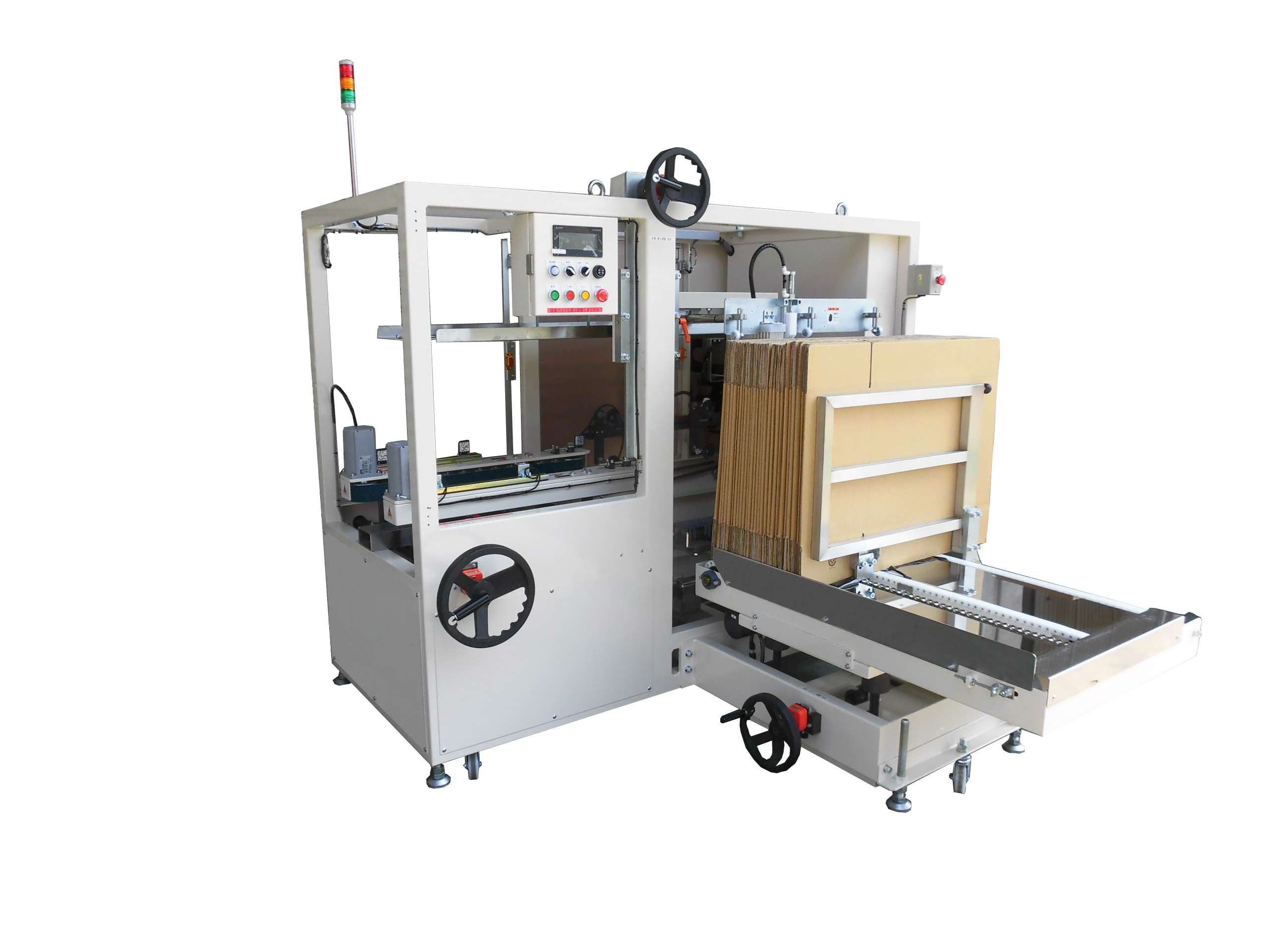 特注対応型全自動粘着テープ製函機AF-5N（ストラパック）